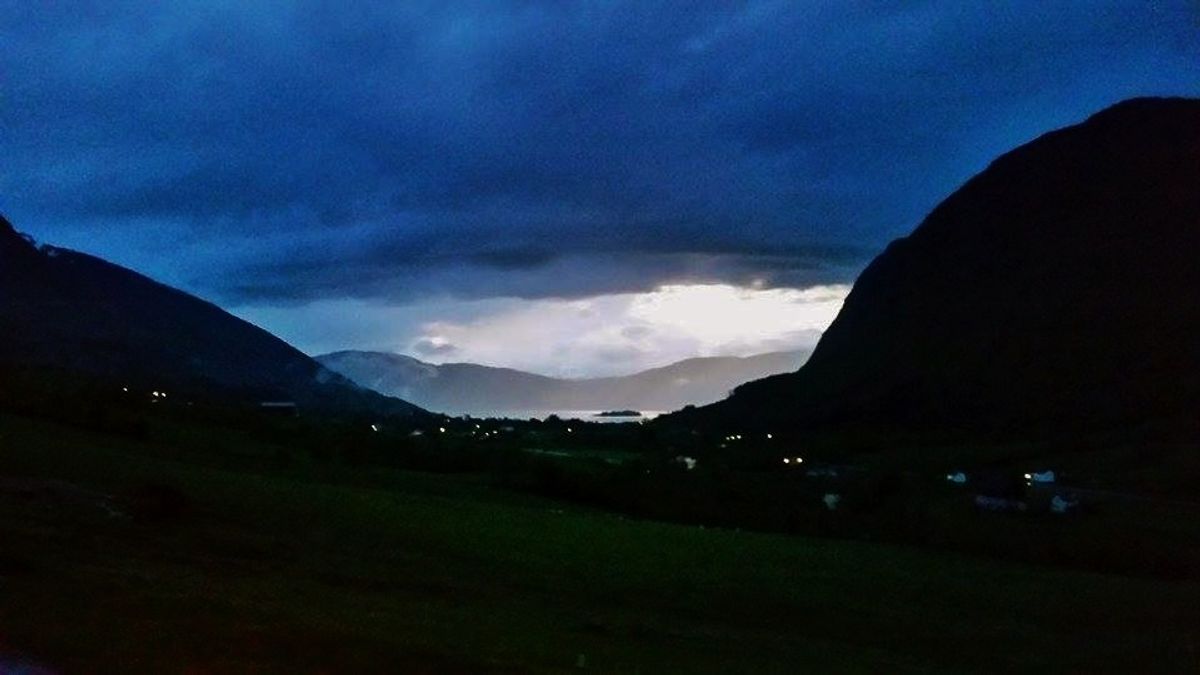 20. mai: Vistdal by night! Foto: Anita Fredvig-Erichsen 